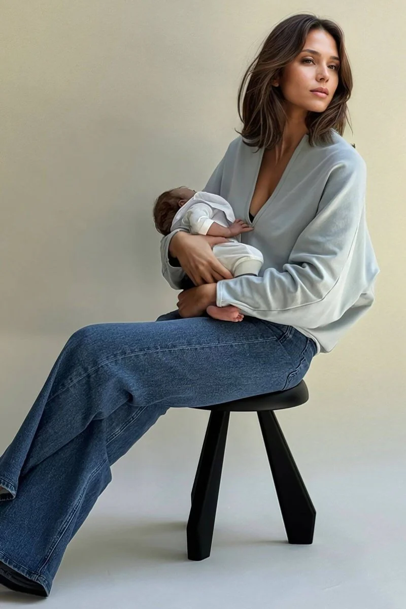 Aspen Fleece Nursing Pullover - Image 13