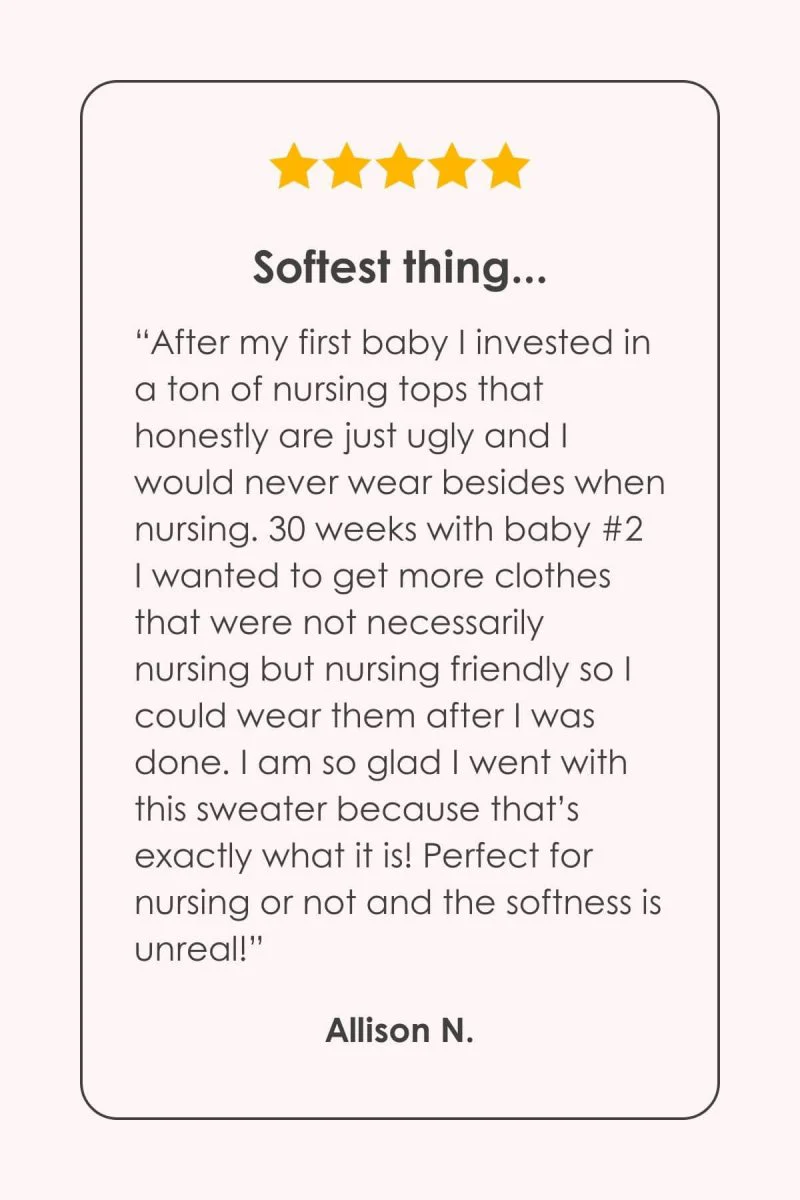 Aspen Fleece Nursing Pullover - Image 23