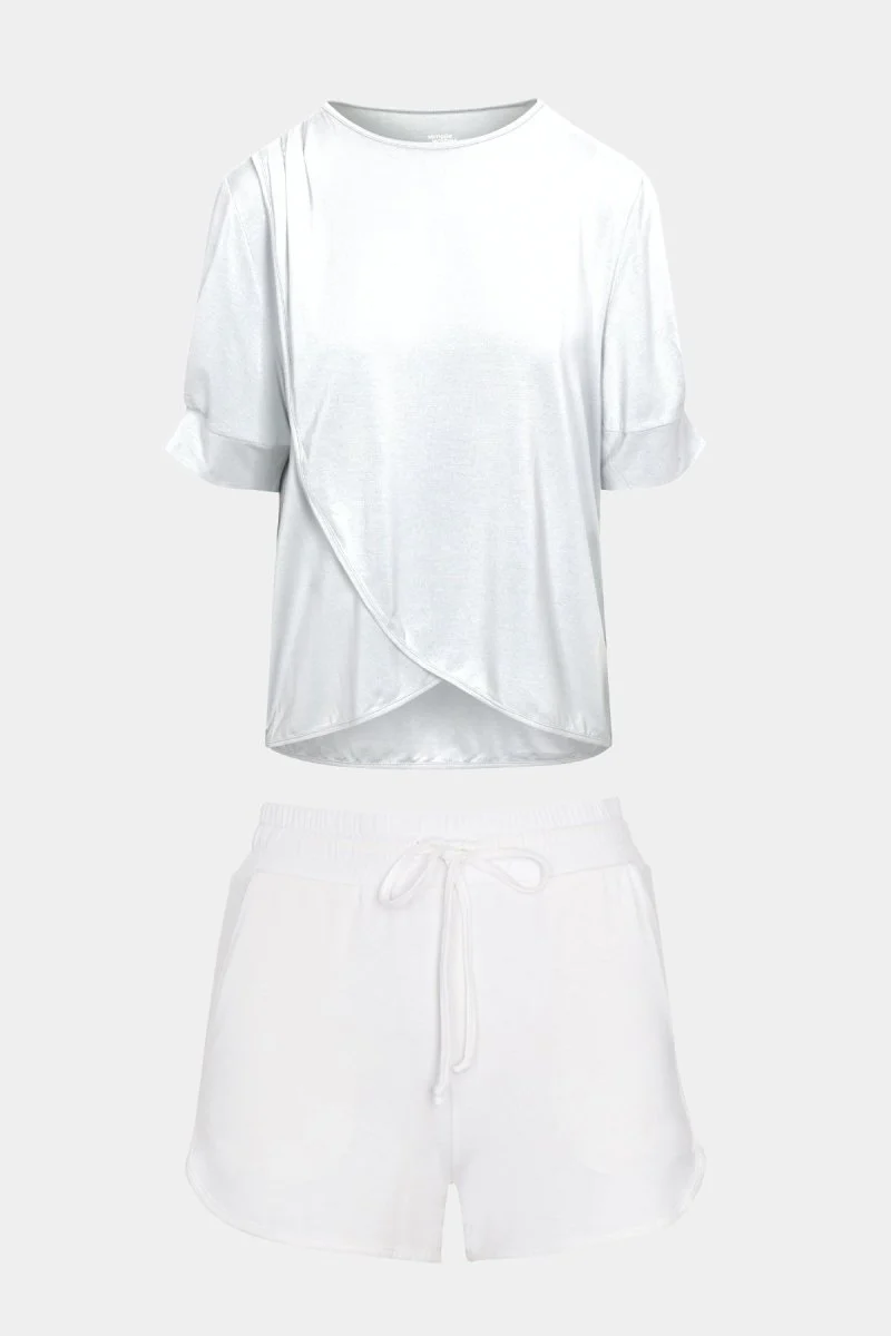 Giselle Nursing Lounge Short Set - Discontinued Color