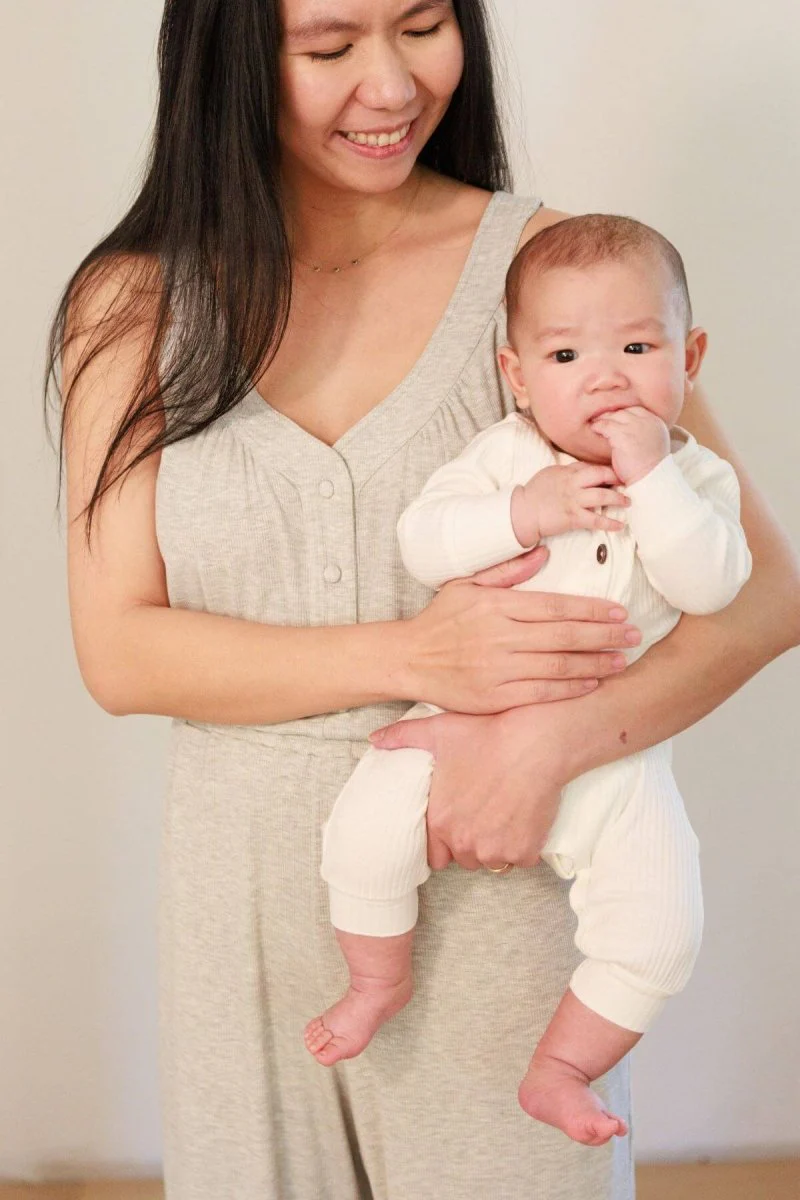 Grace Ribbed Nursing Jumpsuit - Image 12