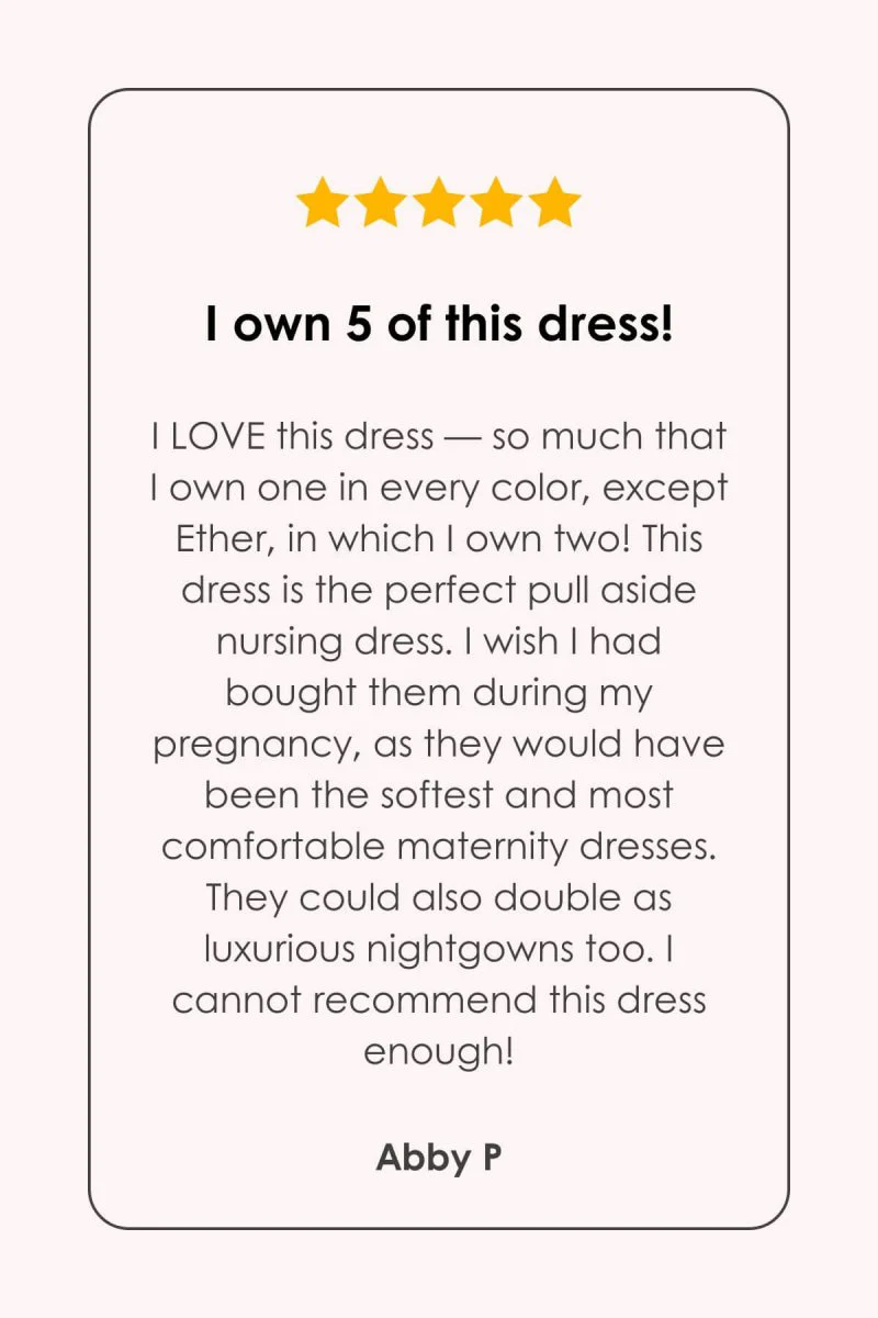Joy Maternity & Nursing Dress - Image 3