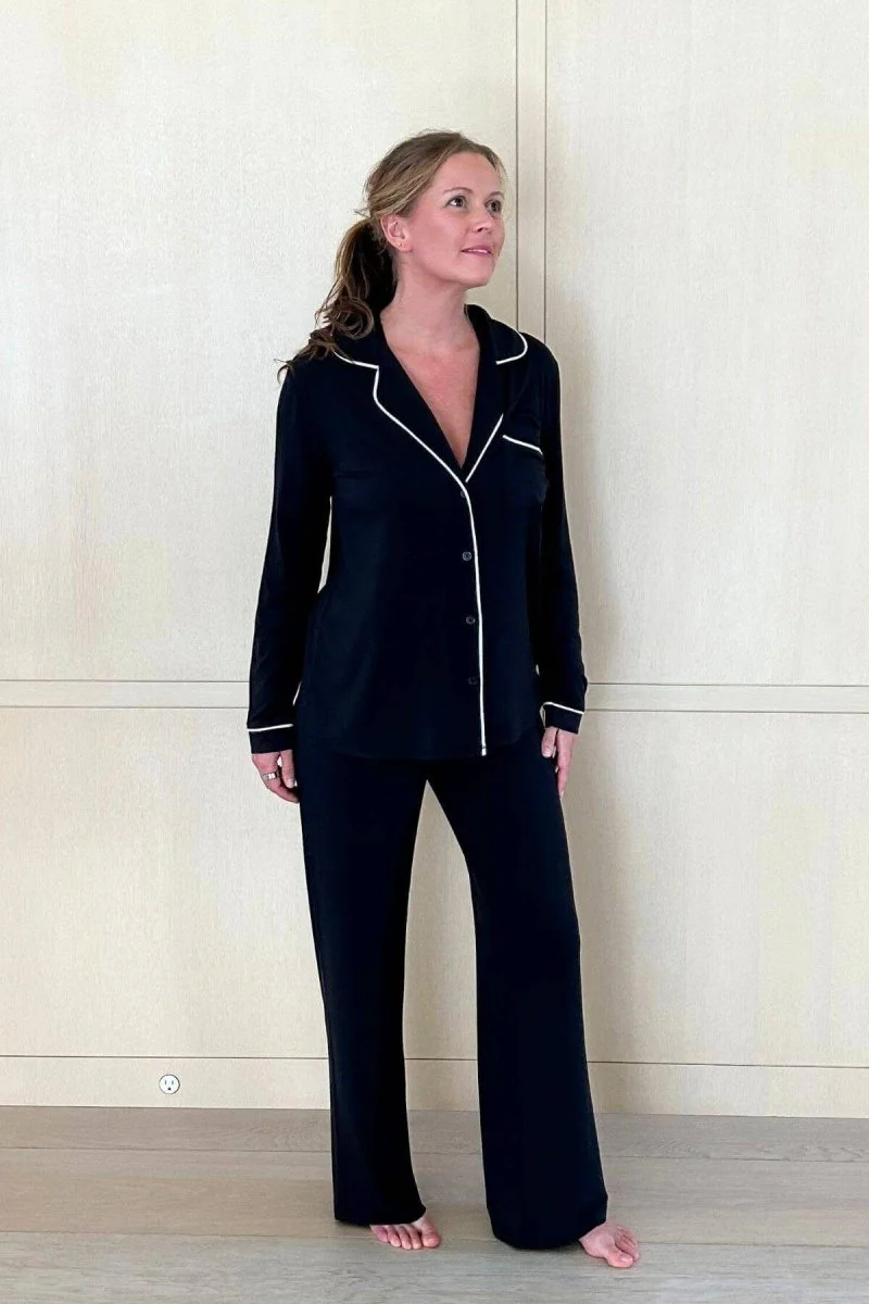 Juliette Ribbed Long Sleeve Pajama Set - Image 12
