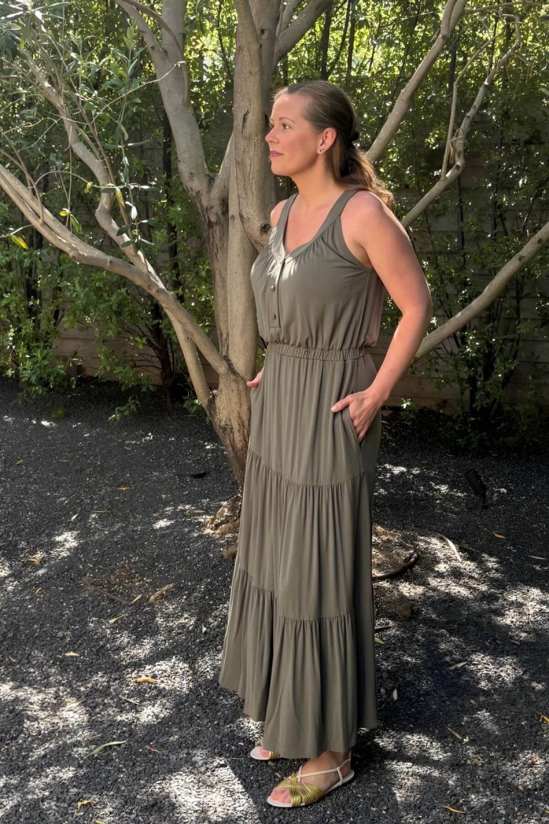 Lark Maternity & Nursing Maxi Dress - Image 10