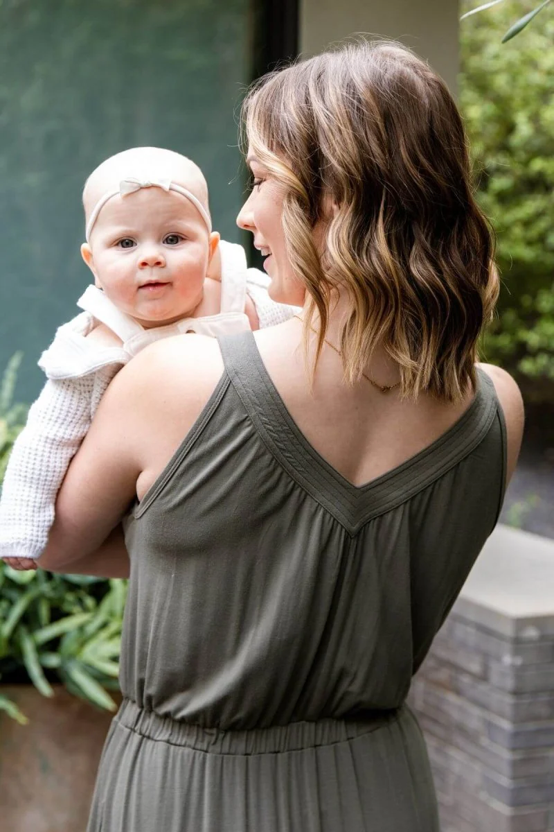 Lark Maternity & Nursing Maxi Dress - Image 13