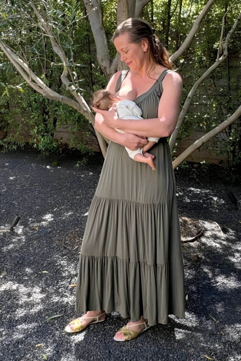 Lark Maternity & Nursing Maxi Dress - Image 16