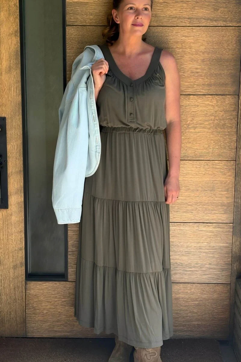 Lark Maternity & Nursing Maxi Dress - Image 17