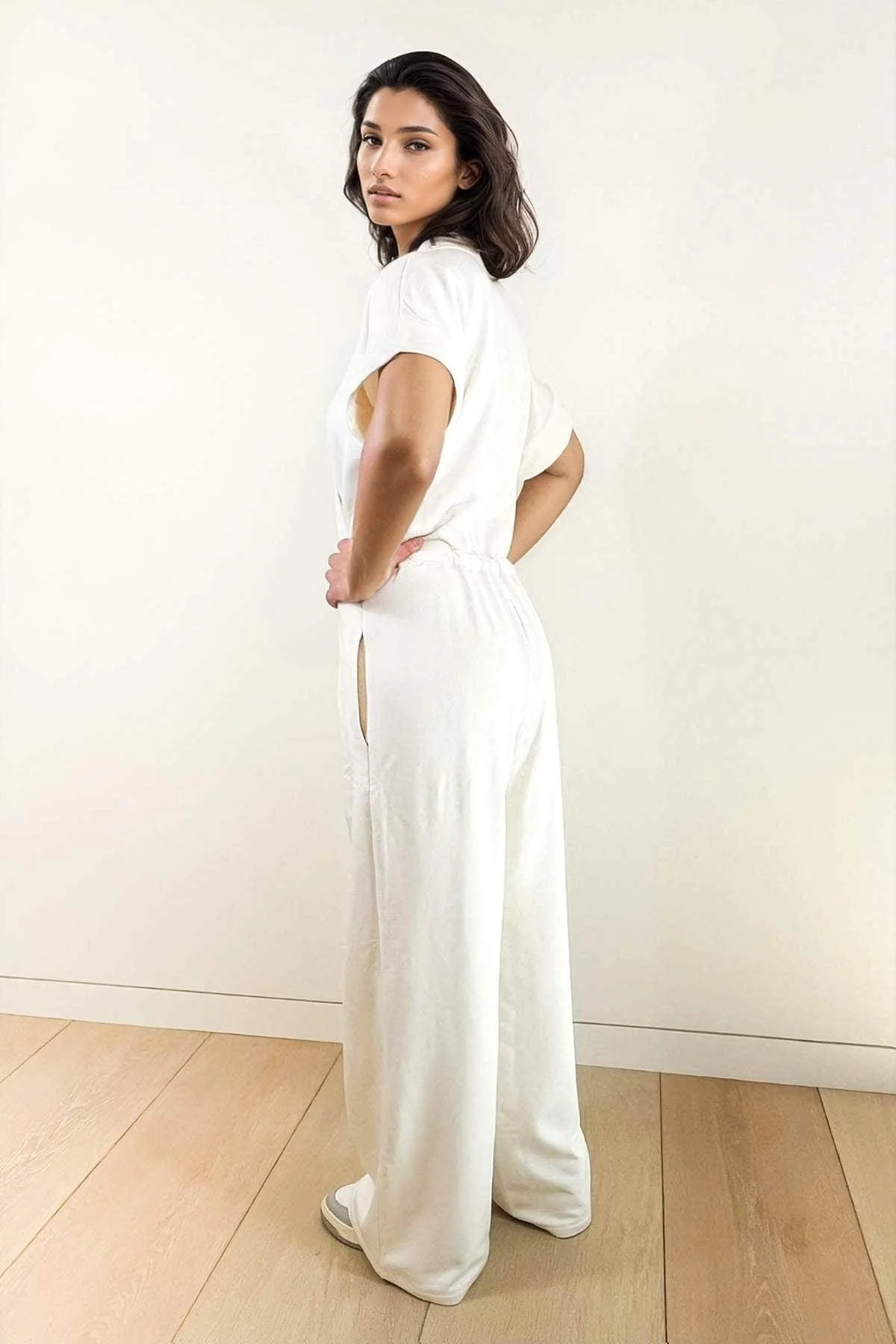 Mae Fleece Nursing Jumpsuit - Image 6