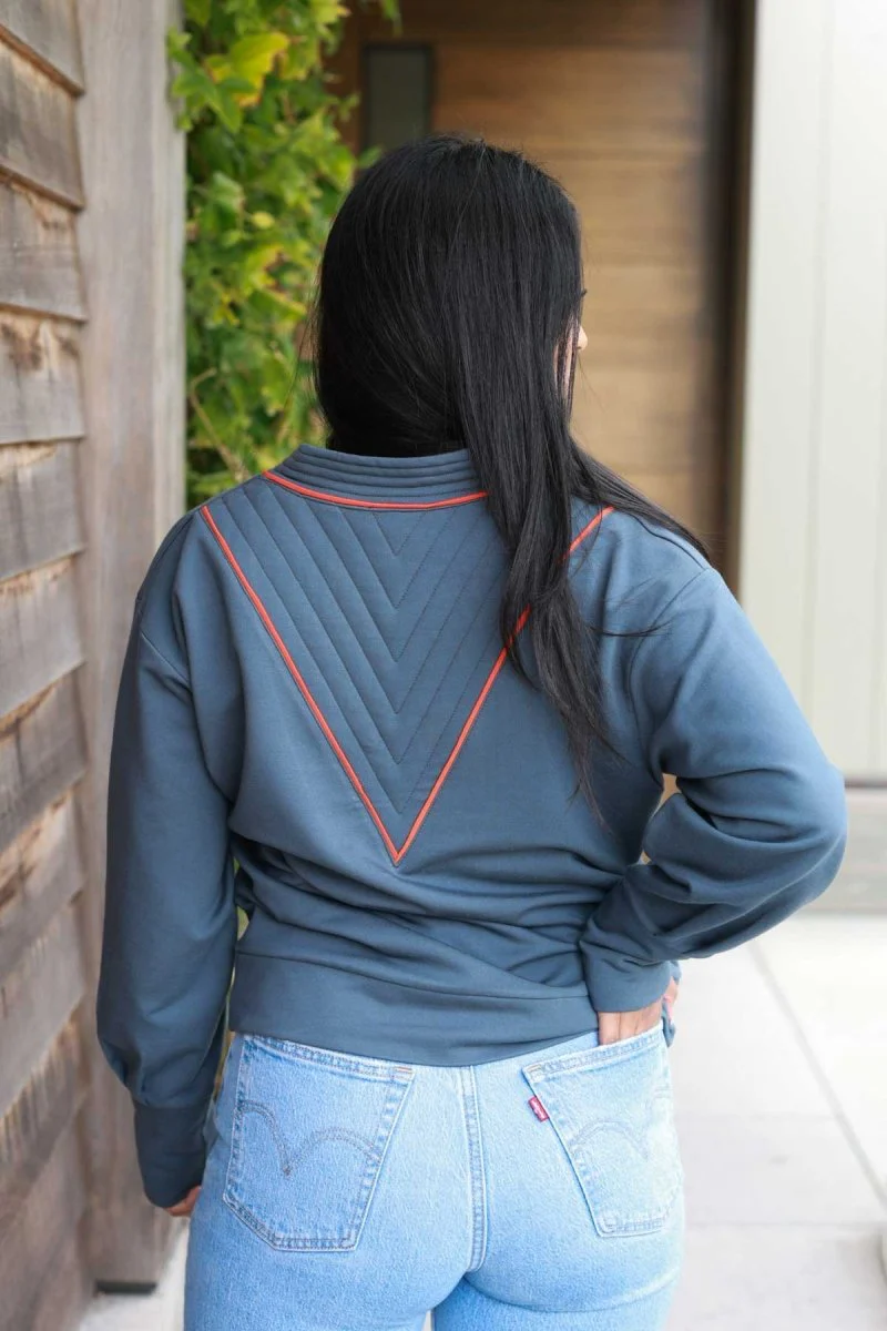 Mia Fleece Nursing Pullover - Image 3