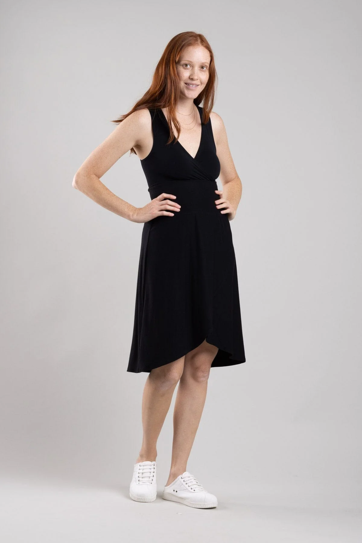 Ruth High-Low Skirt | Midnight - Image 3