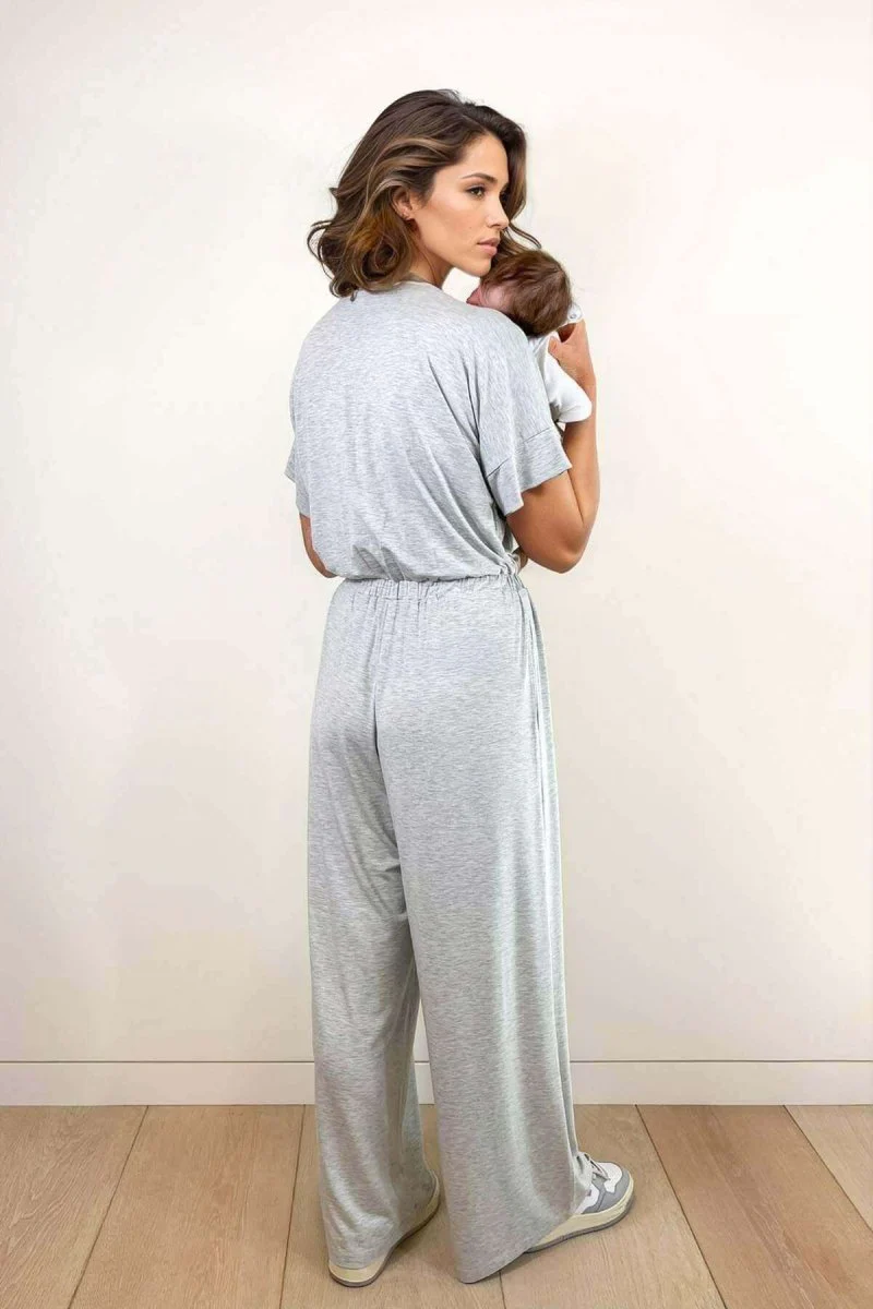 Suzanne Jersey Nursing Jumpsuit - Image 9