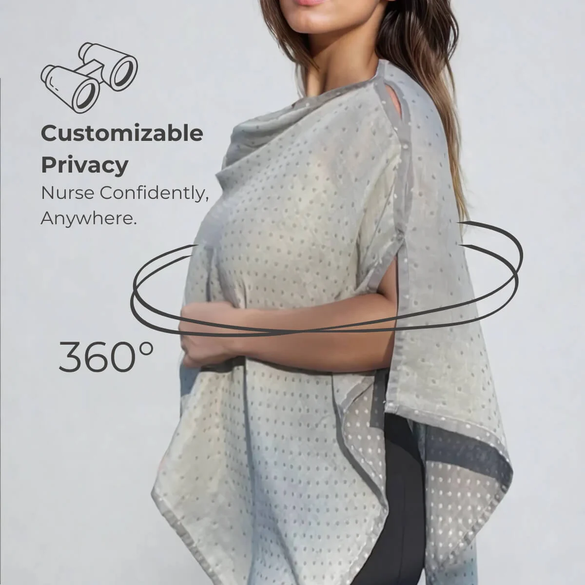 The Haven™ 100% Cotton 7-in-1 Nursing Cover - Image 25