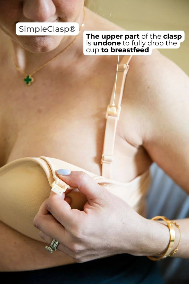 SuperMom® Silhouette Hands-Free Pumping & Nursing Bra | Sunkissed Rose - Image 6