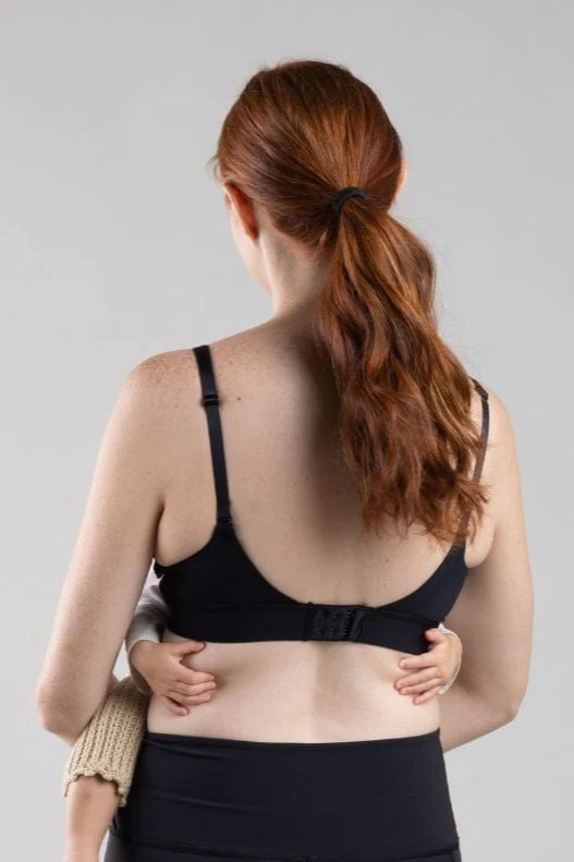 Stages Maternity, Nursing & Wearable Pump V Mesh Sports Bra - Image 5