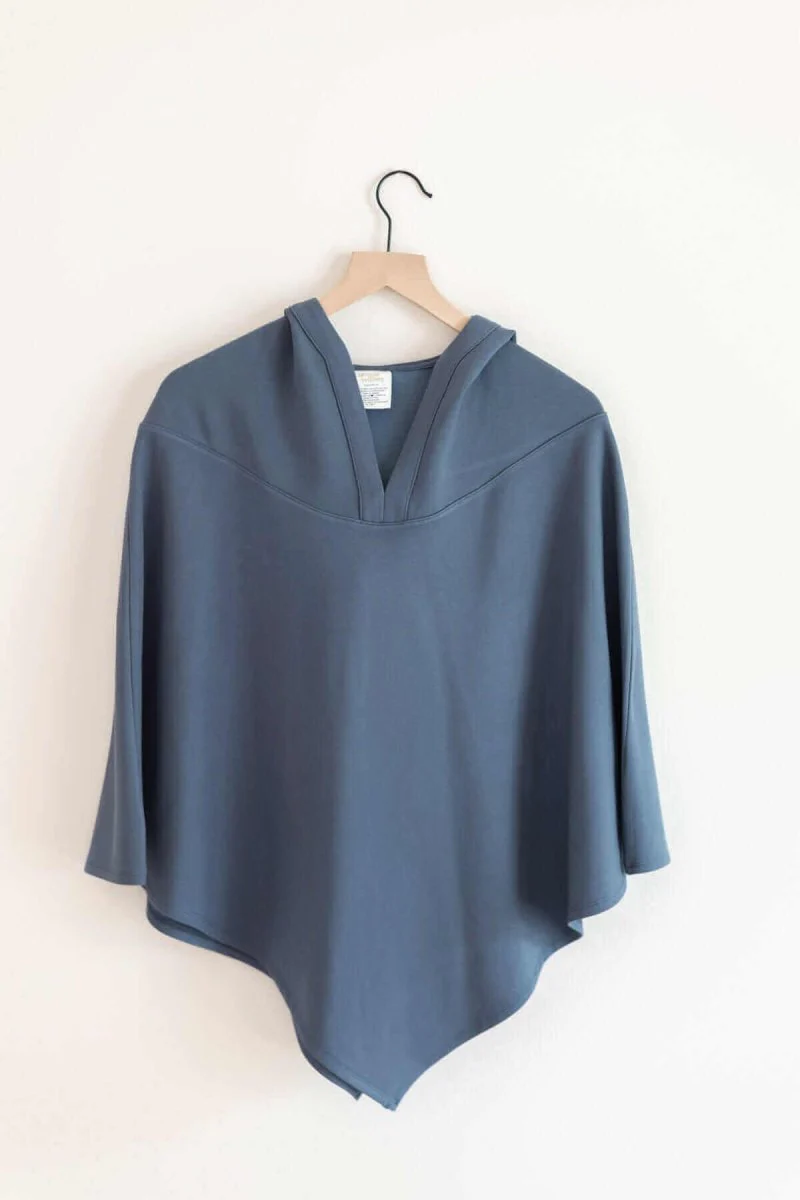 Zoe Fleece Hooded Poncho - Image 10
